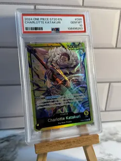 2024 ONE PIECE STARTER DECK-YELLOW CHARLOTTE KATAKURI CHARLOTTE KATAKURI PSA 10 - Image 1