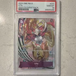 2024 Bandai One Piece Uta Championship Promo Foil CS Event Pack P-031 PSA 10 - Image 1