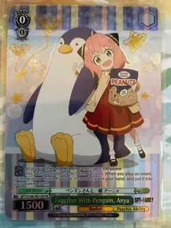 Weiss Schwarz Together With Penguin Anya Meister SPY/S106-PE01M PR Spy x Family - Image 1