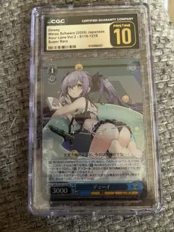 Weiss Schwarz Dewey CGC 10 PRISTINE JP 2025 Azur Lane Vol.2 S119-122S Super Rare - Image 1