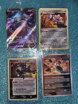 Cartes Pokemon Promo Scellees Amphinobi SWSH144 Celebrations Mewtwo + Solgaleo - Image 1