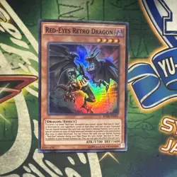 Yugioh! Red-Eyes Retro Dragon BOSH-EN095 Super Rare Unlimited NM - Image 1