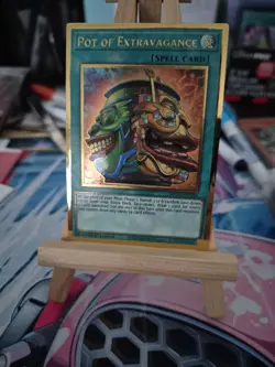 Yu-Gi-Oh! TCG Pot of Extravagance Slight Border Miscut MGED-EN046 1st Edition - Image 1