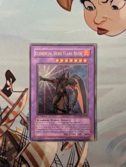 Yu-Gi-Oh Elemental Hero Flare Neos Ultimate Rare POTD-EN032 1st Edition NM - Image 1