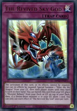 The Revived Sky God 1st Ed Ultra Rare MP22-EN273 Yu-Gi-Oh! - Image 1
