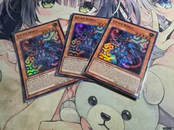 Yugioh Asian English K9-04 Noroi x3 playset DOOD-AE025 Super rare NM - Image 1