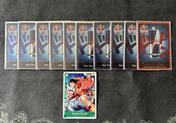 Red Bull X One Piece Double Don!! Set (10 Foil Red Bull Don) - Image 1