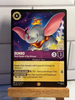 Dumbo Ninth Wonder Of The Universe Legendary 45/204 Non-Foil - Lorcana Fabled - Image 1
