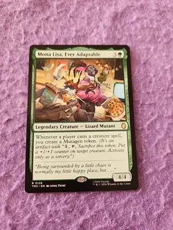 Magic The Gathering Teenage Mutant Ninja Turtles Mona Lisa, Ever Adaptable Card - Image 1