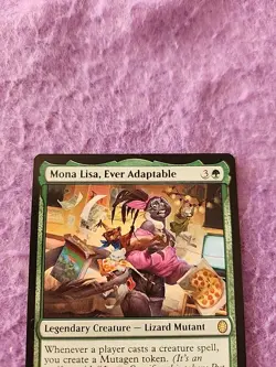 Magic The Gathering Teenage Mutant Ninja Turtles Mona Lisa, Ever Adaptable Card - Image 2