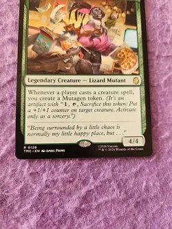 Magic The Gathering Teenage Mutant Ninja Turtles Mona Lisa, Ever Adaptable Card - Image 3