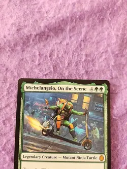 Magic The Gathering Teenage Mutant Ninja Turtles Michaelangelo On The Move Card - Image 2