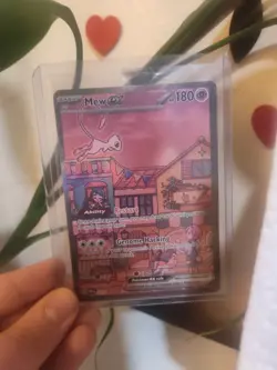 Mew EX 053 Scarlet & Violet Promo Holo Pokemon TCG Card NM Condition - Image 3