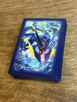 Rare Pokemon 2015 Shiny Mega Rayquaza 60ct Card Sleeves Original Pre-Owned - Image 1