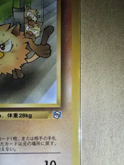 Pokemon Card Japanese Mankey No. 056 Glossy Natta Wake Promo #2444 Vintage - Image 2