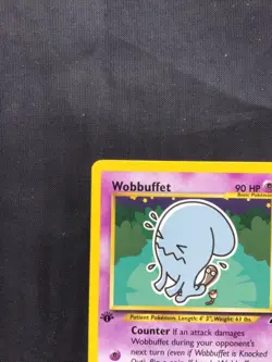Pokemon Cards: Neo Discovery 1st Edition Rare: Wobbuffet 35/75 - Image 2
