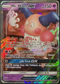 Mr. Mime GX 56/168 Sm-Celestial Storm Holo - Pokemon Card - Image 1