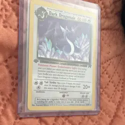 Pokemon Dark Dragonair Team Rocket 1st Edition Rare Card 33/82 60HP WOTC 2000 NM - Image 4