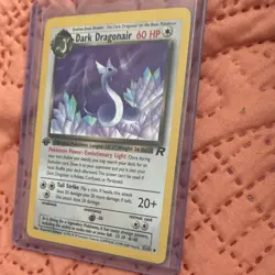 Pokemon Dark Dragonair Team Rocket 1st Edition Rare Card 33/82 60HP WOTC 2000 NM - Image 5