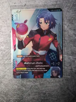 Athrun Zala Alternate Art Winner Foil - ST04-011 C+ NM - Gundam TCG Card Game - Image 1