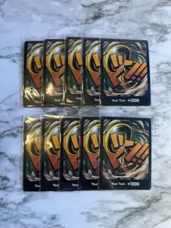 One Piece Card Game PRB-01 The Best Crocodile DON!! (ENGLISH) Lot Of 10 - Image 1