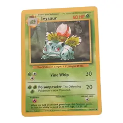 Pokemon Ivysaur 30/102 Base Set MP Uncommon WOTC Trading Card Stage 1 - Image 5