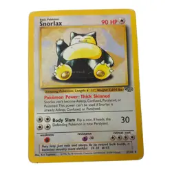 Snorlax 27/64 Jungle Rare MP WOTC Vintage Pokemon TCG Card Basic Regular - Image 3