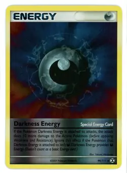 Darkness Energy Reverse Holo 99/111 Rising Rivals Pokemon Card - Image 1