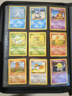 Pokemon TCG Base Set Complete Common & Uncommon 70 Total Cards 1999 WOTC - Image 3