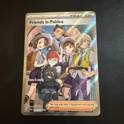 Pokemon TCG Card Friends in Paldea 137/131 Prismatic Evolutions Ultra Rare - NM - Image 1