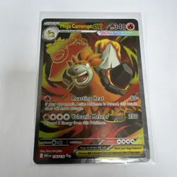 Mega Camerupt Ex 156/132 - Mega Evolution Secret Rare Pokemon Card Near Mint - Image 1
