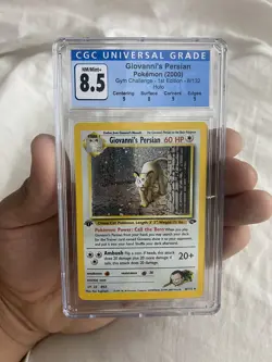 23 Pokemon Card: 1st Edition GIOVANNI'S PERSIAN HOLO CGC 8.5 MINT GYM CHALLENGE - Image 4