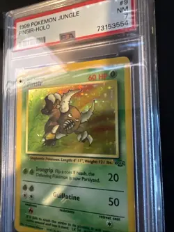 Pokemon TCG Pinsir PSA 7 Jungle 9/64 Holo Card - Image 2