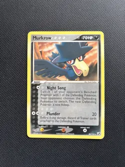 Pokemon Card EX Unseen Forces Murkrow 30/115 Rare - Image 1