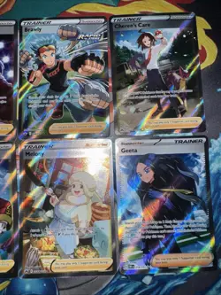 Pokemon TCG Lot of 10 Pokemon Full Art Trainer Cards (NM) - Image 4