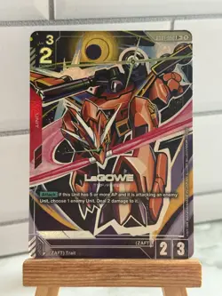 Gundam Trading Card Game LaGOWE Alternate Alt Art GD01-050 R+ AA Foil Rare - Image 1