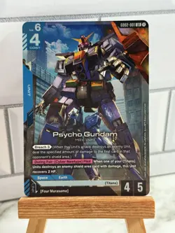 Gundam Card Game TCG - Psycho Gundam - Dual Impact - GD02-001 LR - NM - Image 1