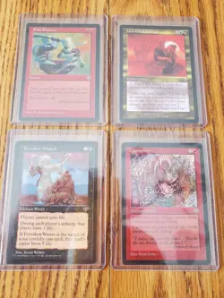 MAGIC THE GATHERING Lot of Four (4) MIRAGE RARE Singles Very Nice Condition READ - Image 1