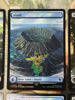 Final Fantasy Chocobo Track Stamped Foil Lands Set of 10 English Bundle - NM/M - Image 3