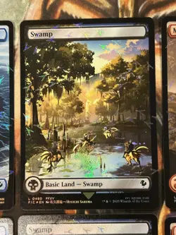 Final Fantasy Chocobo Track Stamped Foil Lands Set of 10 English Bundle - NM/M - Image 4