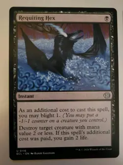 MTG - Lorwyn Eclipsed: Requiting Hex (0116) - Uncommon - Near Mint - Image 1