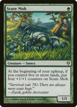 1x Scute Mob - LP MTG Foil - Zendikar - Image 1