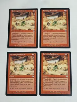 MTG Playset 4x Swirling Sandstorm (Judgement/Red/C) - BGM - Image 1
