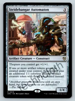 Stridehangar Automaton - AETHERDRIFT COMMANDER - Magic the Gathering - Image 1
