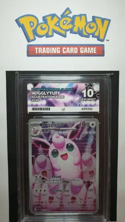 Pokemon: Wigglytuff 105/094 Phantasmal Flames Holo - ACE 10 - PERFECT SUBGRADES - Image 1
