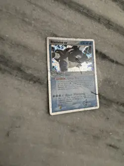 Pokemon TCG Blastoise EX Holo Rare Card Fire Red Leaf Green 104/112 Creased - Image 3