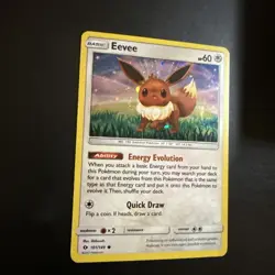 EEVEE | Pokemon TCG 2017 | (Sun & Moon Set ) Cosmos Holo Foil # 101/149 - Image 2