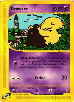 Pokemon TCG Drowzee 74a/147 Aquapolis E-Series Regular NM - Image 1