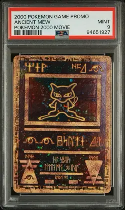 2000 Pokemon Game Promo Ancient Mew Pokemon 2000 Movie PSA 9 MINT - Image 1
