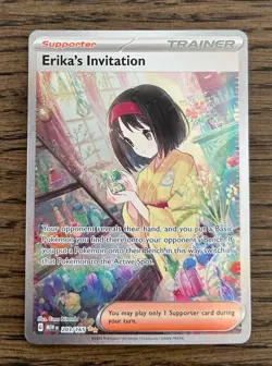 Pokemon 151 ENGLISH - ERIKA'S INVITATION SPECIAL ILLUSTRATION RARE 203/165 - NM - Image 1